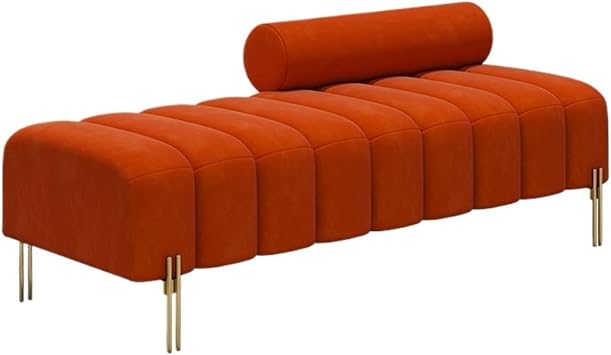 Ottoman for Bedroom Wooden Upholstered Sofa Stool Suitable for Living Room Bedroom Walk-in Closet Height-Adjustable Bed End End of Bed Bench,Xx Large