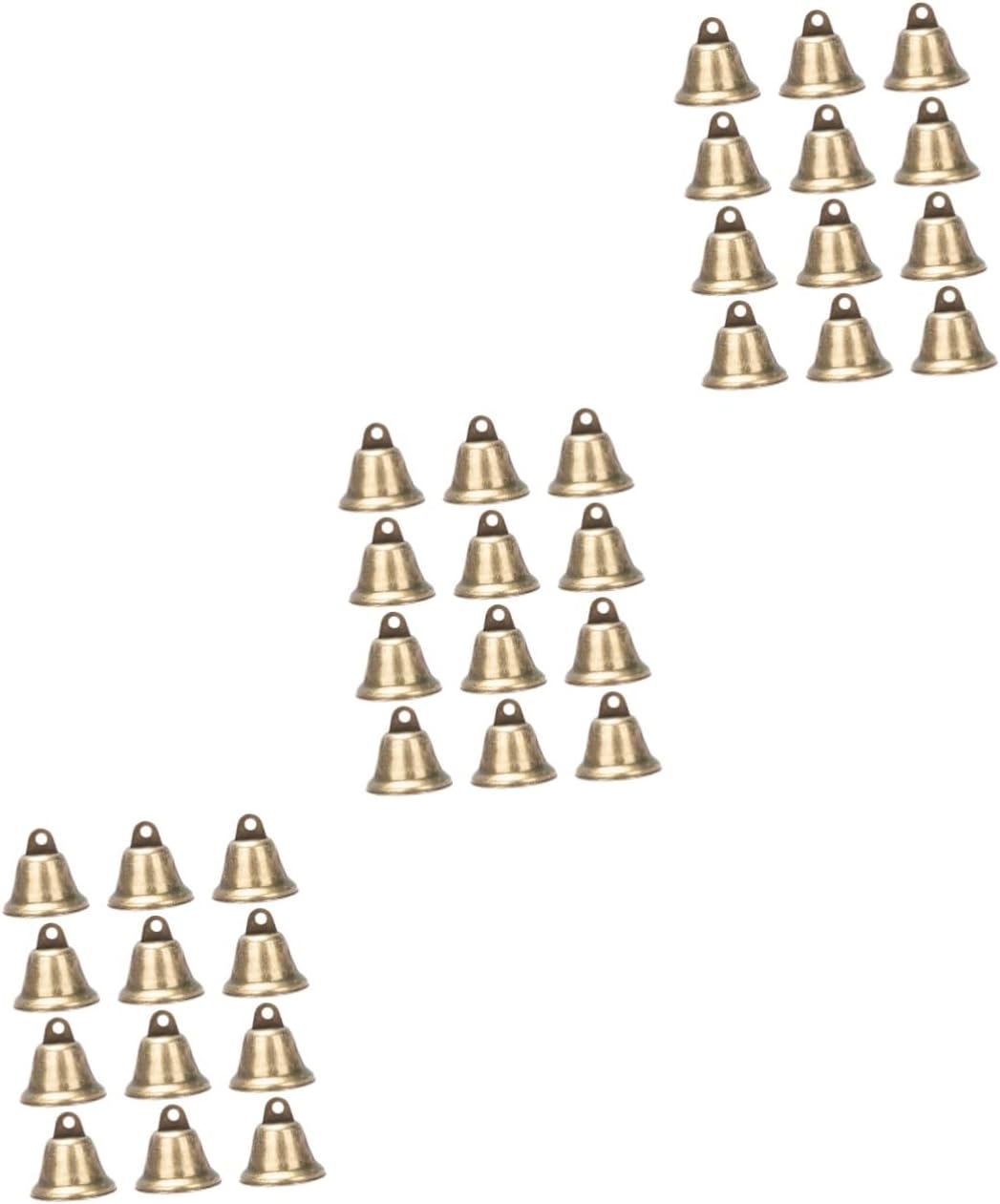 Bell,wall hanging decoration 100 Pcs The Bell Craft Bells Vintage Bronze Jingle Bell Mini Bells for Crafts Brass Bell Hanging Witch Bells Vintage Style Brass Bell Ornament Crafts Gold Iron Trumpet Acc