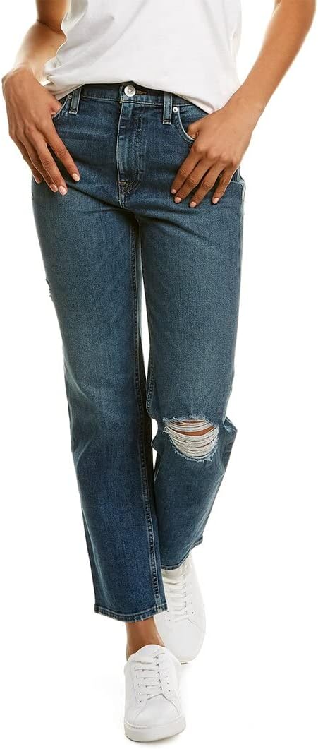Hudson Jeans Remi High-Rise Straight Ankle in at Last