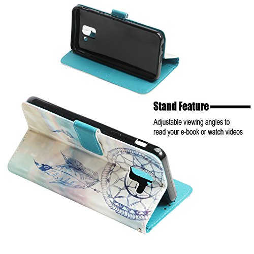 Uposao Custodia per Galaxy J6 2018, [PU Leather]