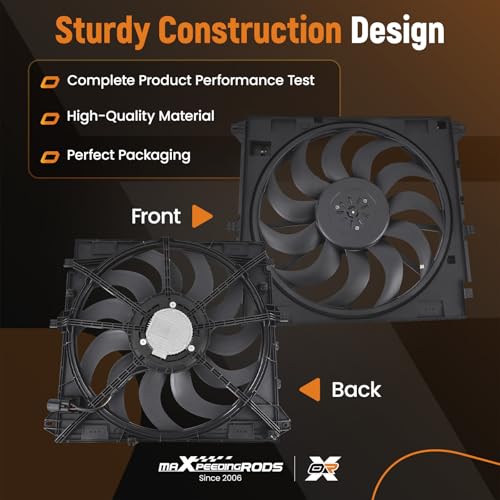 Image of maXpeedingrods Radiator Cooling Fan Assembly for Chevrolet Colorado 2015-2022, for GMC Canyon 2015-2022, 84188461 22980297 22980297PFM
