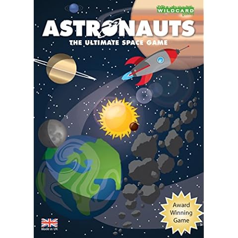 Wild Card Games Astronauts – The Ultimate Space Game for Kids Teenagers and Adults as You Travel The Solar System Exploring Planets and Moons - Fun and Educational Astronomy Gift Cover