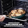 GreenPan Craft 3 Piece Frying Pan Set, 8 9.5 & 11 Skillets, PFAS-Free Ceramic Nonstick, Induction Ready Cookware, Durable Hard Anodized, Dishwasher & Oven Safe, Gold Handles, Green