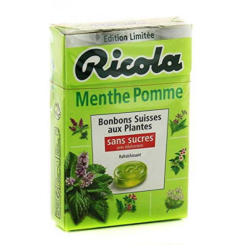 Ricola Bonbon Menthe Pomme sans Sucre 50 g