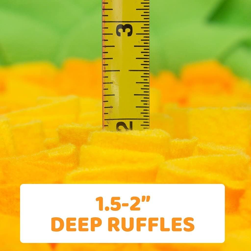 Downtown Pet Supply - Pineapple Snuffle Mat for Dogs - Chenille Microfiber Mat & Interactive Dog Toy - Slow Dog Treat Dispenser - Washer Safe - 30 x 15 in : Pet Supplies