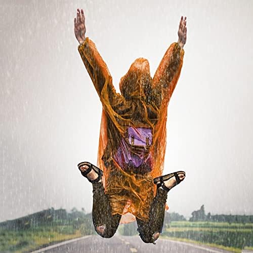 Pieces Adult Raincoats Disposable Raincoat Ball Easy Carry Keyring Emergency Poncho Rainwear for Hiking Camping Travel Outdoor