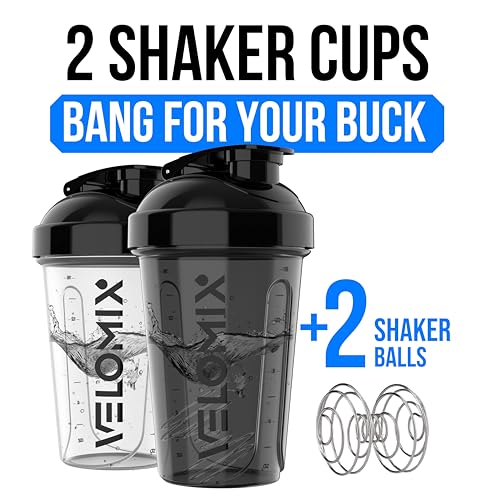 VELOMIX 2-pak - butelka proteinowa Shaker