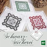schwarzstickerei vorlagen kostenlos  Schwarzstickerei: 45 Projekte – traditionell & modern