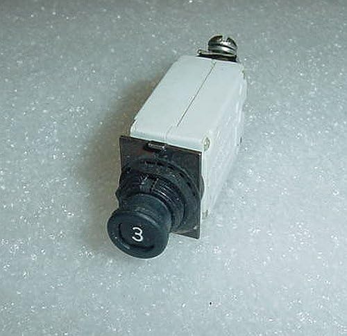 Klixon 3 Amp Slim Aircraft Circuit Breaker 7277-2-3, S2899-3