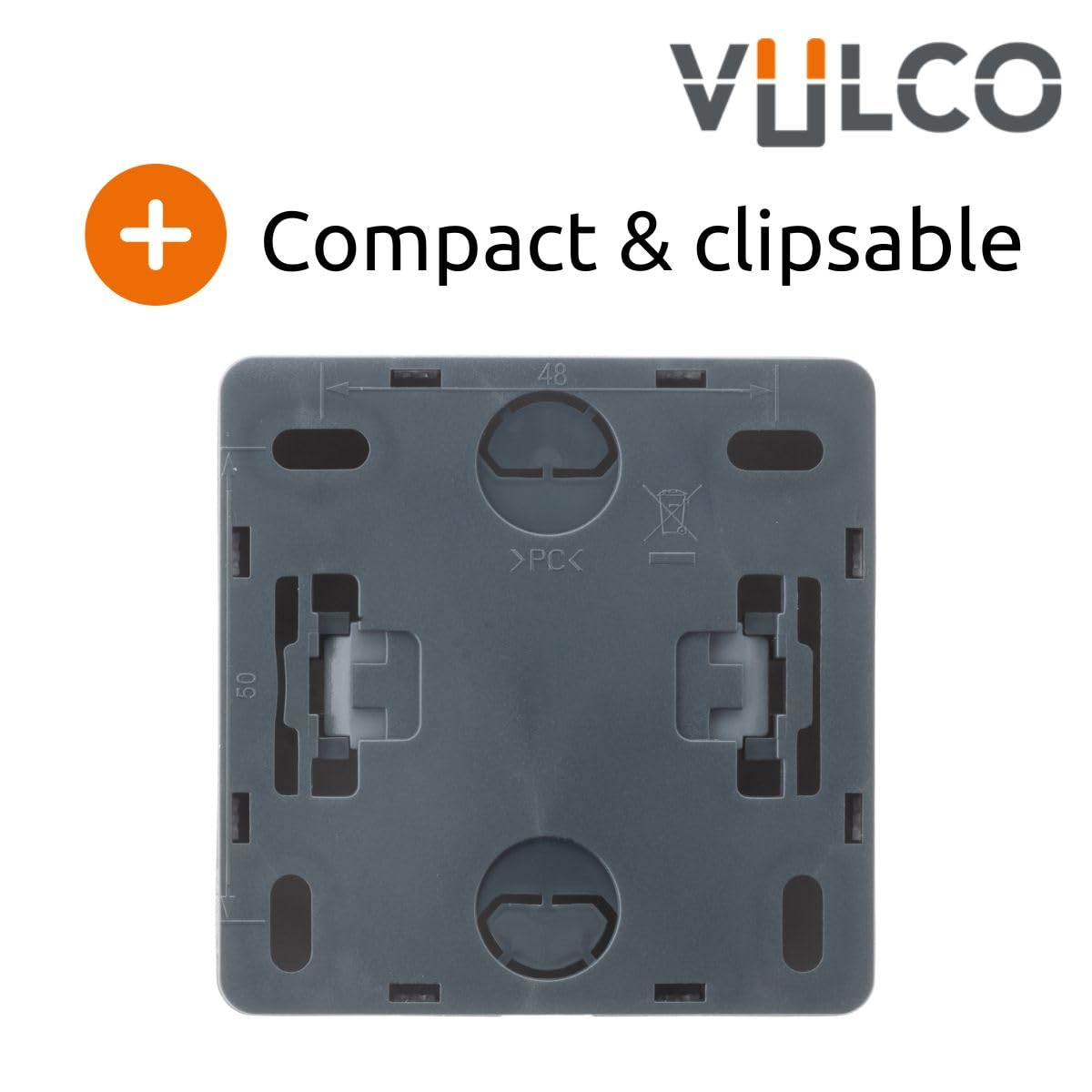 Supporto Parete Staffa Cassonetto 1 Posizione Per Motori Tubolari Tapparelle 178 - 4