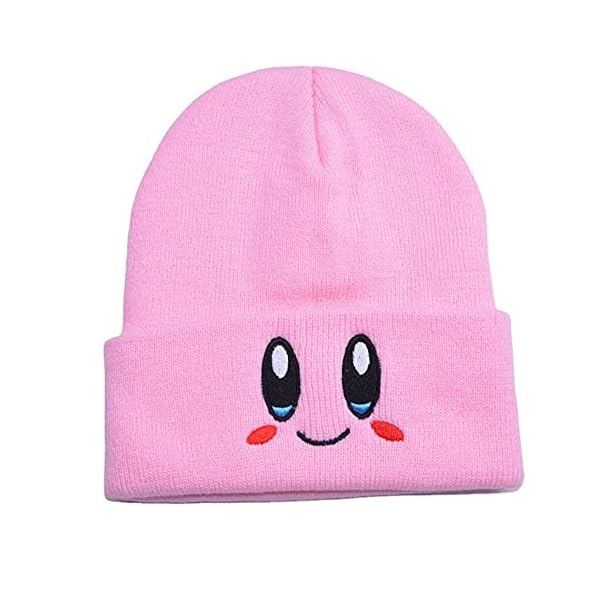 Generic Kirby Beanie für Erwachsene, Anime-Mütze, Zubehör, Pink, Größe M (UK)