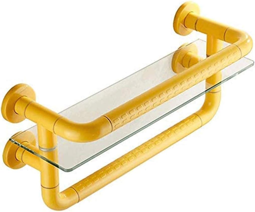 Single Hanging Base, Brushed Finish, Stainless Steel, Water and Rust Proof, Wall-Mounted Rack