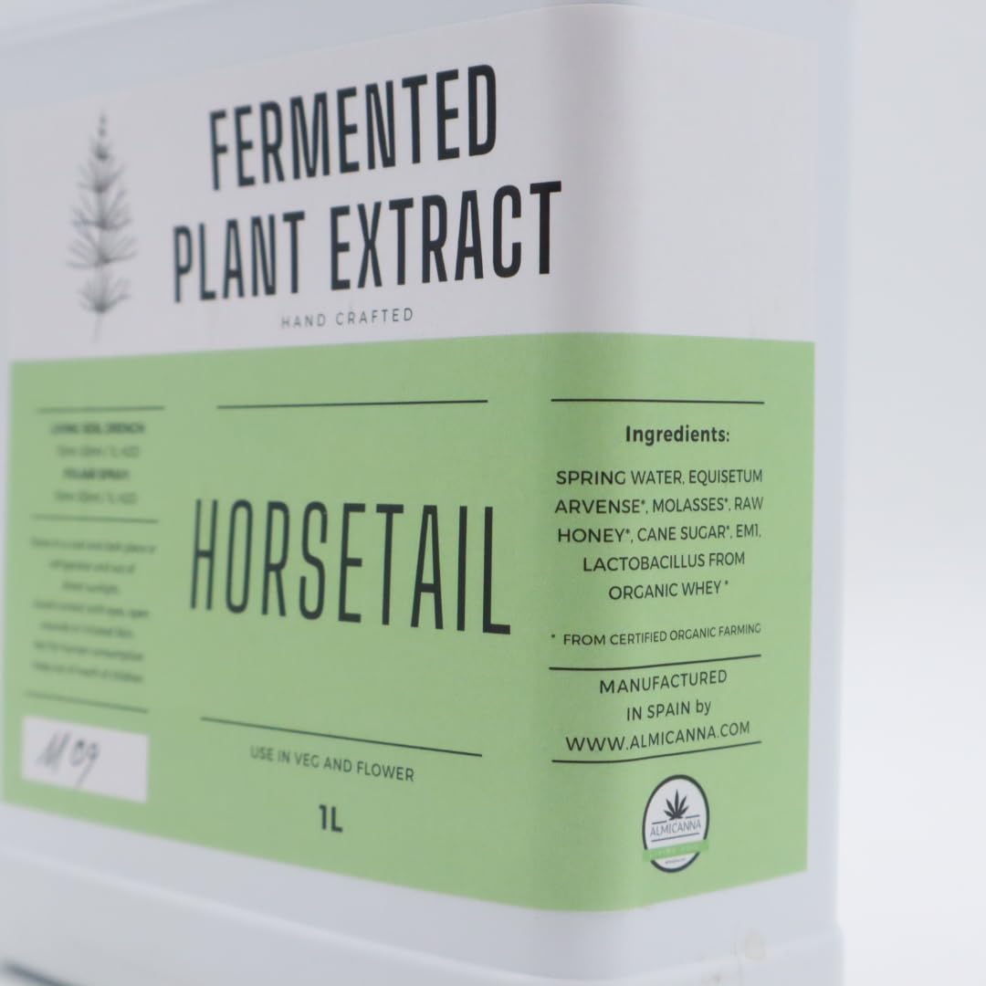 FPE HorseTAIL 1 l – fermentowany ekstrakt ze skrzypu polnego do konopi w fazie wzrostu – wspomaga wzrost i poprawia ogólne zdrowie roślin