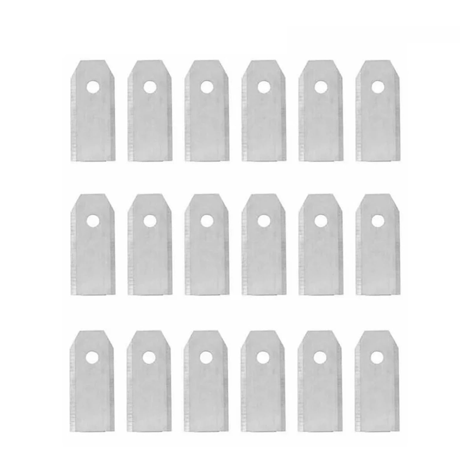 Obtenga Resultados de Corte Rendimiento Duradero con Estas Cuchillas de Acero Inoxidable de 43 mm for cortacéspedes robóticos.(30pcs Sliver)