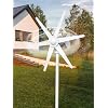 Wind Turbine Generator Kit, 800W 6 Blade Wind Generators for Home, 12V/24V Power Kit with Controller, Windmill Generator for Solar&Wind System White
