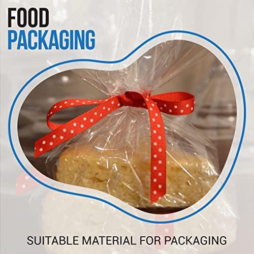 MOAASH Cellophane Wrap for Hampers  (30mx40cmx0.03mm) Cellophane Roll, Clear Cellophane Wrap Roll for Gift Wrap, Flower Wrapping Paper Roll for Gift Baskets