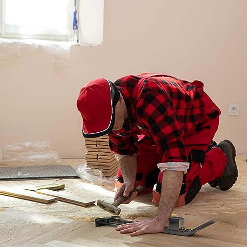Zozen Zugeisen Gewicht und Gewicht: 3,7 Pfund/Massive Stahlteile und Stahlhornhammer langlebig, komplett filzig-professionelles Holzfußbodenlaminationswerkzeug.