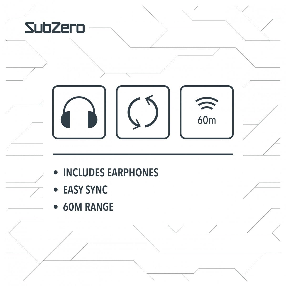 SubZero Récepteur de Retour in-Ear EMS de Ceinture