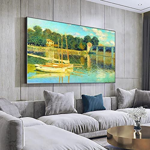 Affiche Pont à Monet KEBIA peinture sur toile déco salon 40x60 cm