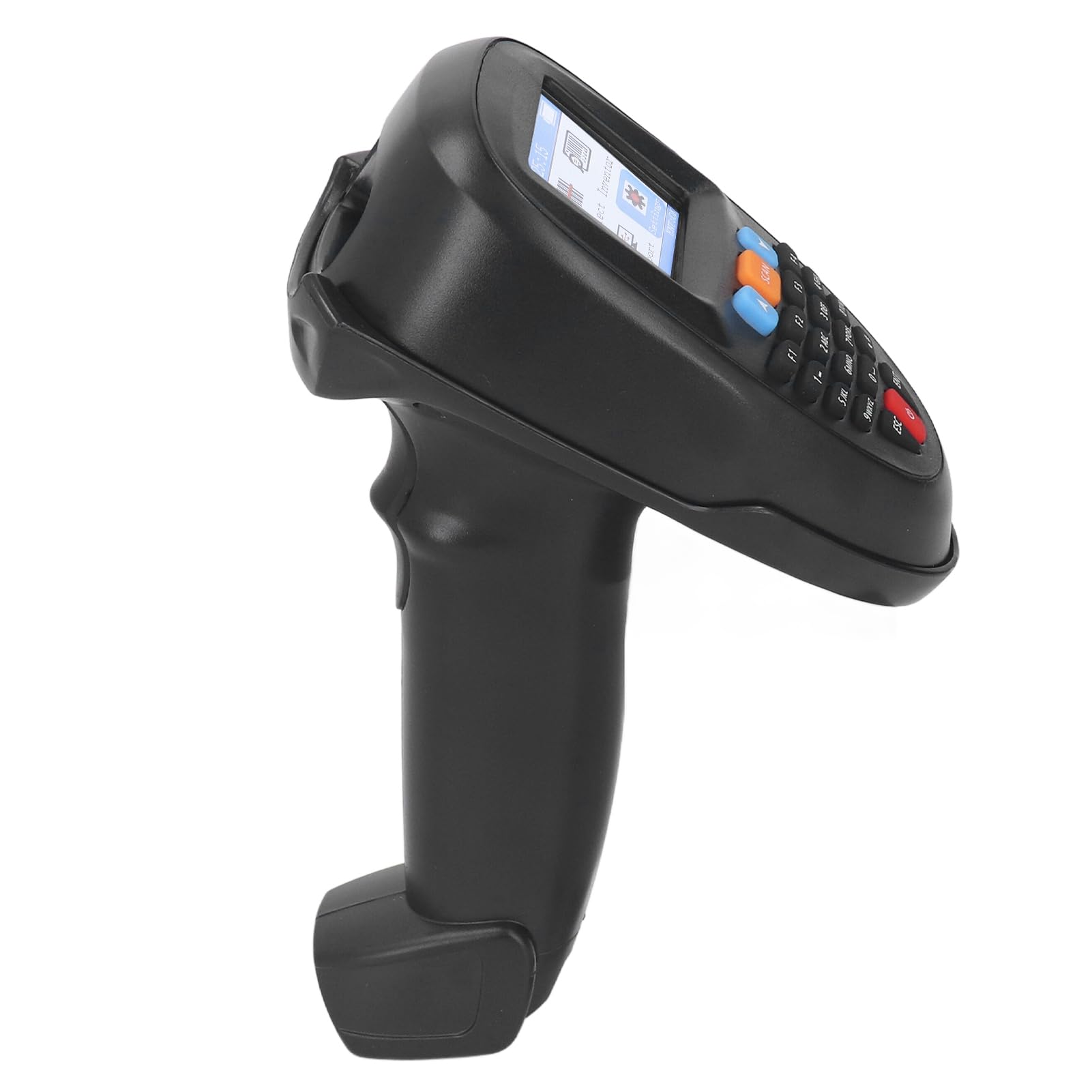 Lettore di Codici a Barre Lettore di Codici a Barre CCD Wireless a Luce Rossa da 2,4 GHz Display da 2,2 Pollici Raccoglitore Dati Lettore di Codici a Barre Base di Ricarica