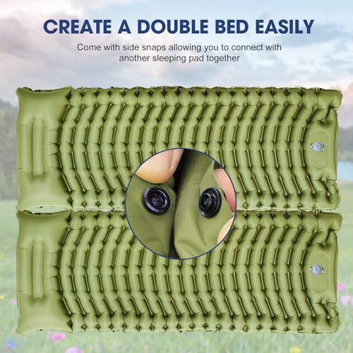 Pretyw Ultralight Sleeping Pad with Pillow