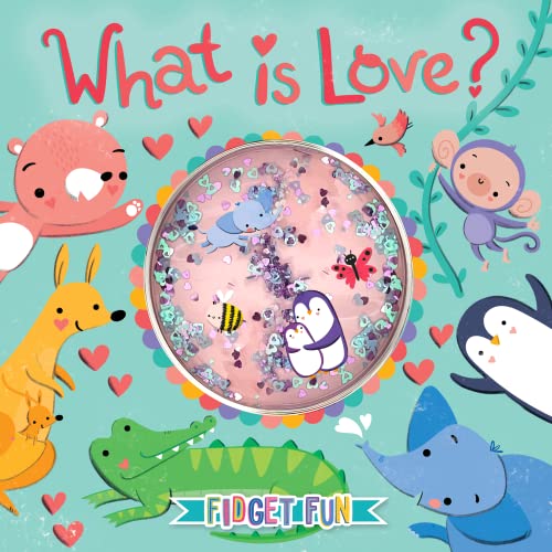 Image of What is Love? - Children's Sensory Storybook with Touch and Feel Fidget Confetti Gel Pouch
