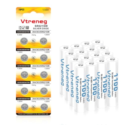 Batería recargable Vtreneg AAA 26 unidades miniatura 1