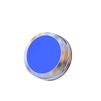 Button Switch Control Start Stop Self Reset No Lamp Normally Open Normally Closed Screw Pin Connection Without Lamp MomentaryA-Blue,1NO1NC