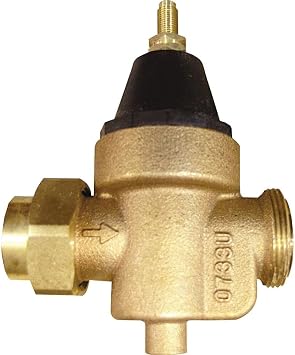 Watts LFN45BM1-U Technologies Standard Capacity, Water Pressure Reducing Valve, 3/4 Inch, NPT Union x FPT