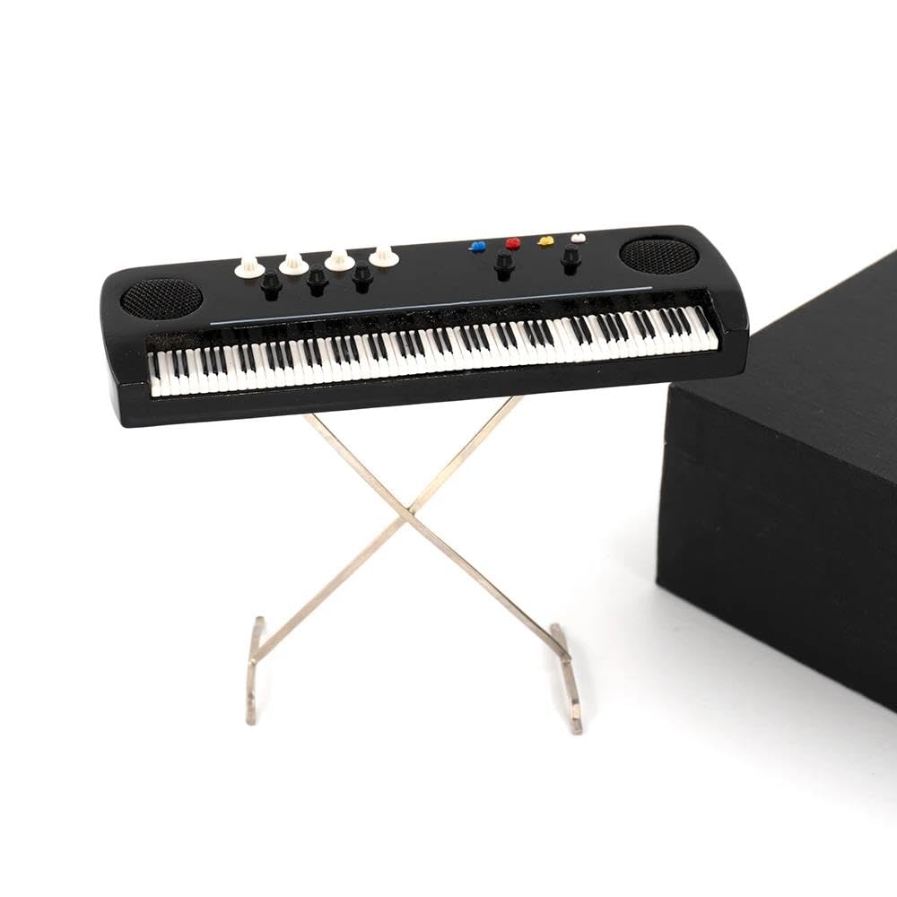 Miniaturowy elektroniczny model organów mini akcesoria do instrumentów muzycznych dekoracja model instrumentów muzycznych