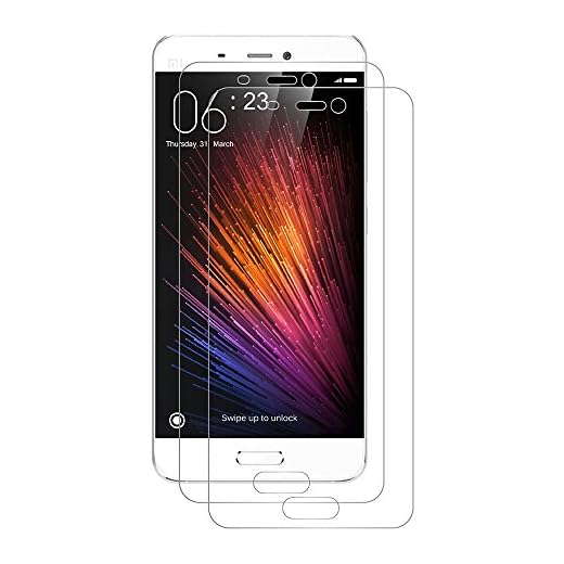 AICEK [2-Pack] Protector de Pantalla para Xiaomi Mi5, Xiaomi Mi5 Cristal Templado Premium [9H Dureza & 3D Tacto] Vidrio Templado Protector de Pantalla para Xiaomi Mi5