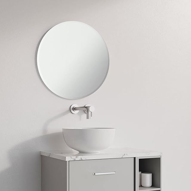 ENKI, Horizon BM014, 400mm Round Polished Edge Frameless Mirror