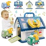 LACHLAND Phone Music House Toys, House Baby 7 in 1 Multifunctional Musical, Cars, Sounds, Rotating G