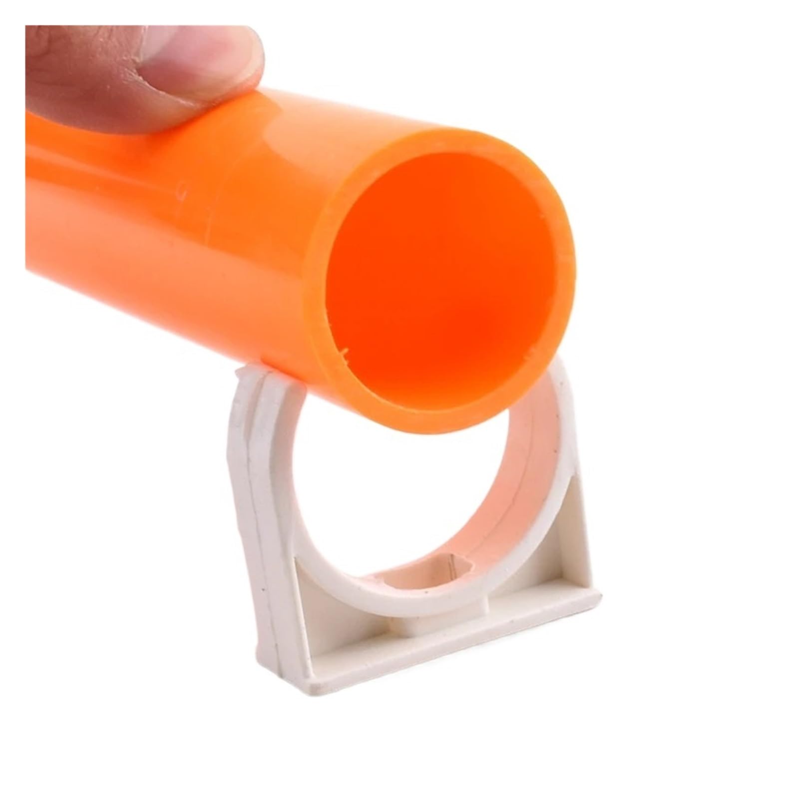 2~50 Stück 20~50 mm weiße PVC-Rohrschelle, Wasserversorgung, Gartenbewässerung, Rohrschelle(Size 50mm,50 Pieces)