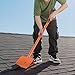 VEVOR Shingle Shovel 4 Pack, D-Grip Handle Shingle Roof Ripper, High Hardness 45# Steel & Lightweight Easy Tearing Off Roofing & Nails Tool, Ideal for Commercial and Residential Use,Orange