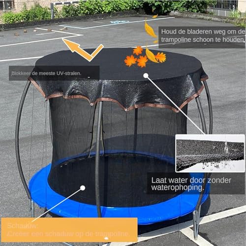 Couverture extérieure pour trampoline rond bâche de parasol facile à installer - 3