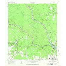 Historic Pictoric Maedan Texas Historic USGS Topographic Map Print, 1961, 124000, 7.5-Minute Quadrangle, Topo Wall Art Poster - 20in x 24in