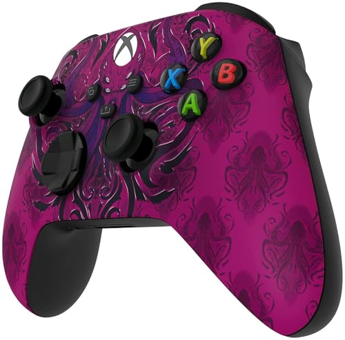 Image of Custom Controllerzz Wireless Controller for Microsoft Xbox Series X /S & Xbox One - Soft Touch Feel - Custom Xbox Series X /S Controller (X /S Purple Monster)