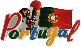 Portugal 3D Letters Fridge Magnet Souvenir Gift,Resin Handmade Portugal Refrigerator Magnet Home & Kitchen Decoration Collection