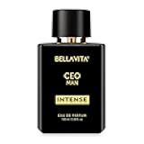 BellaVita Luxury CEO Man INTENSE Eau De Perfume for Men (3.4 fl.oz) | Long-Lasting Mens Cologne with Bergamot, Lavender, Orchid & Musk | Bold & Woody Gift Perfume Cologne for Men | Vegan CEO Fragrance