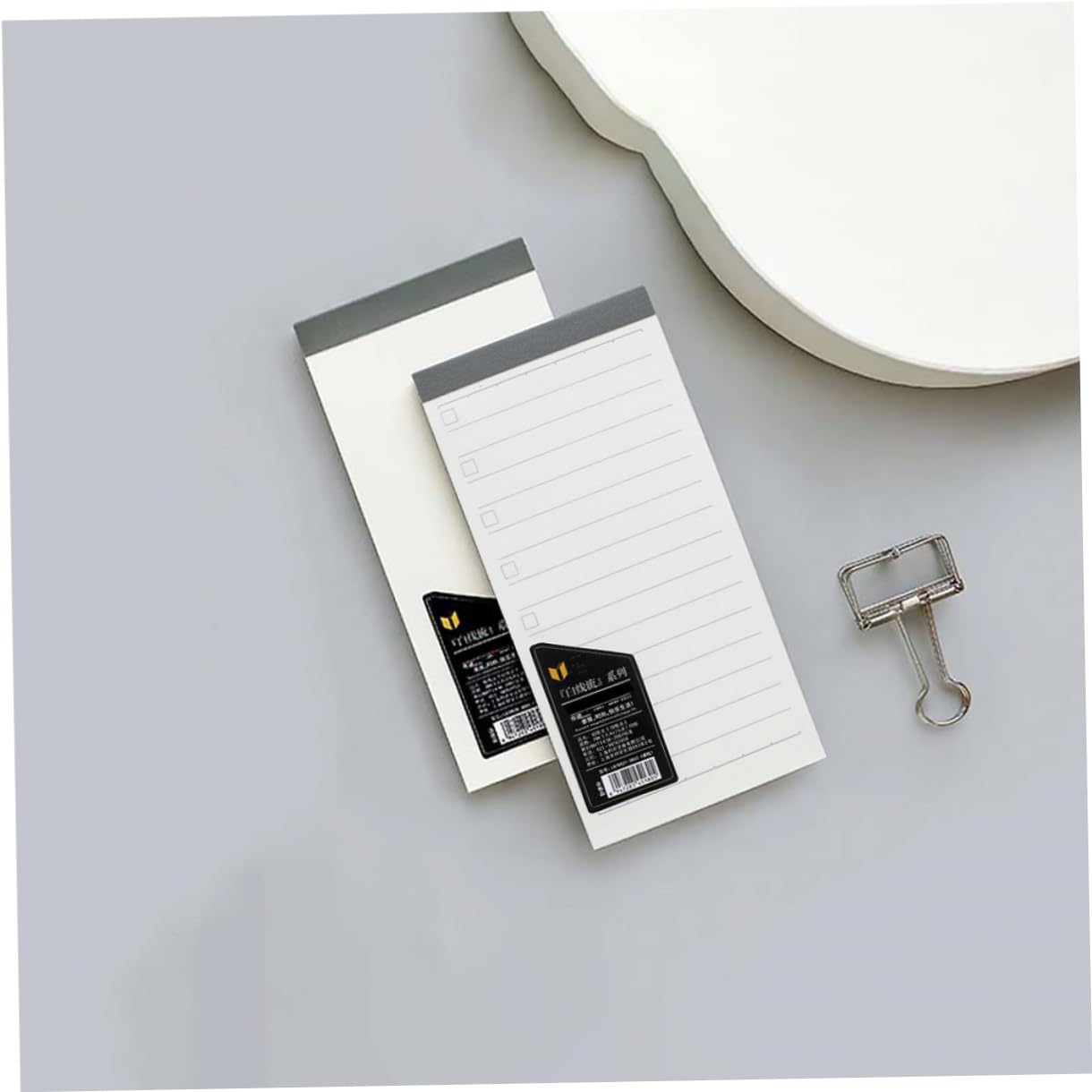NULYLU Practical Notepad Set 4pcs – Mini Pocket Notebooks with 70-page Blank and Ruled Pages, Creative Study Writing Pads for Office and Student Use