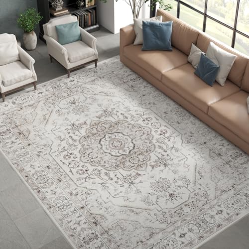 Amazon.com: jinchan Area Rug 6x9 Medallion Floral Washable