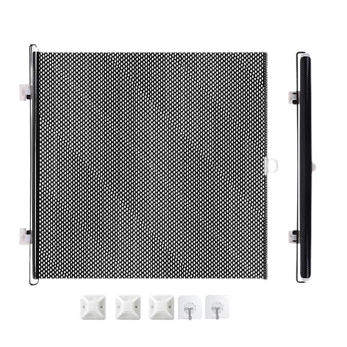 Puerta de Perro, Puerta de Cachorro Interior - Barreras de Perros Interiores retráctiles | Suministros de Mascotas portátiles, de Animales Multifuncional para Puertas, escaleras, balcón