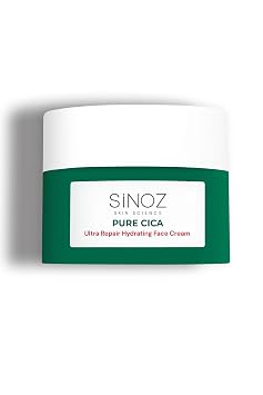 كريم الإصلاح المكثف Sinoz Pure Cica | العناية المهدئة والمرطبة للبشرة المتهيجة والتالفة | مع مستخلص Centella Asiatica Cica | يقوي حاجز الجلد | 50 مل