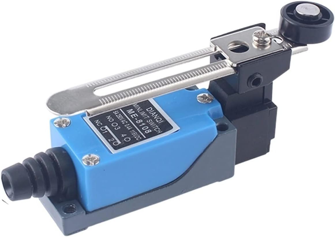 5PCS ME-8108 Limit Switch Rotary Adjustable Roller Lever Arm Mini Limit Switch TZ-8108 Momentary Roller