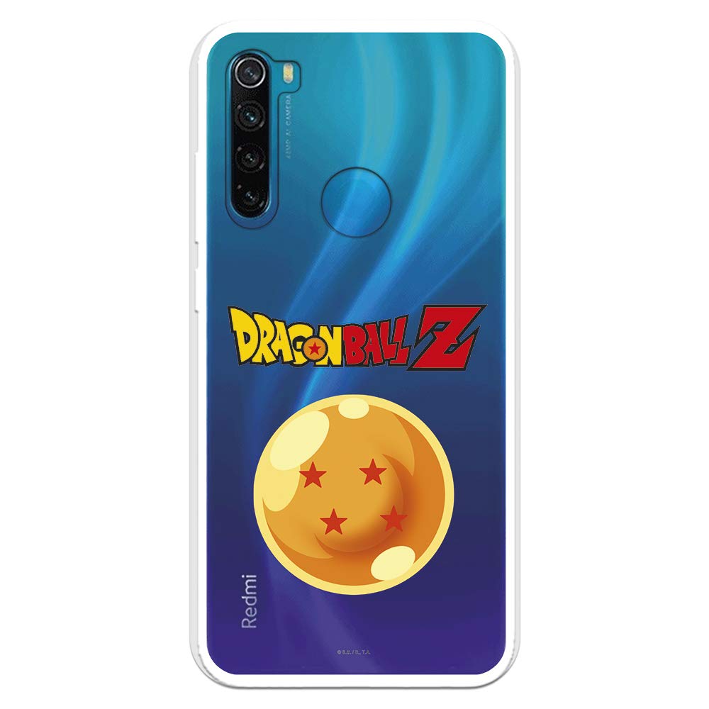 Custodia per Xiaomi Redmi Note 8 ufficiale di Dragon Ball sfera di drago n. 4 per proteggere il tuo cellulare, cover per Xiaomi in silicone flessibile con licenza ufficiale Dragon Ball