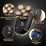 5 in 1 Electric Razor for Men and Women, USB Rechargeable and Waterproof Cordless Trimmer, Includes Rotating Bald Head…