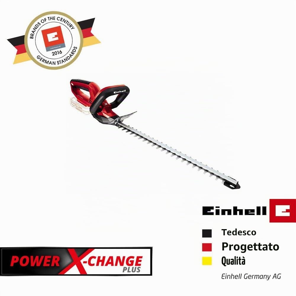 Einhell Tosaerba a batteria GE-CM 18/30 Li-Solo Power X-Change & Tagliasiepi a batteria GC-CH 1846 Li-Solo Power X-Change