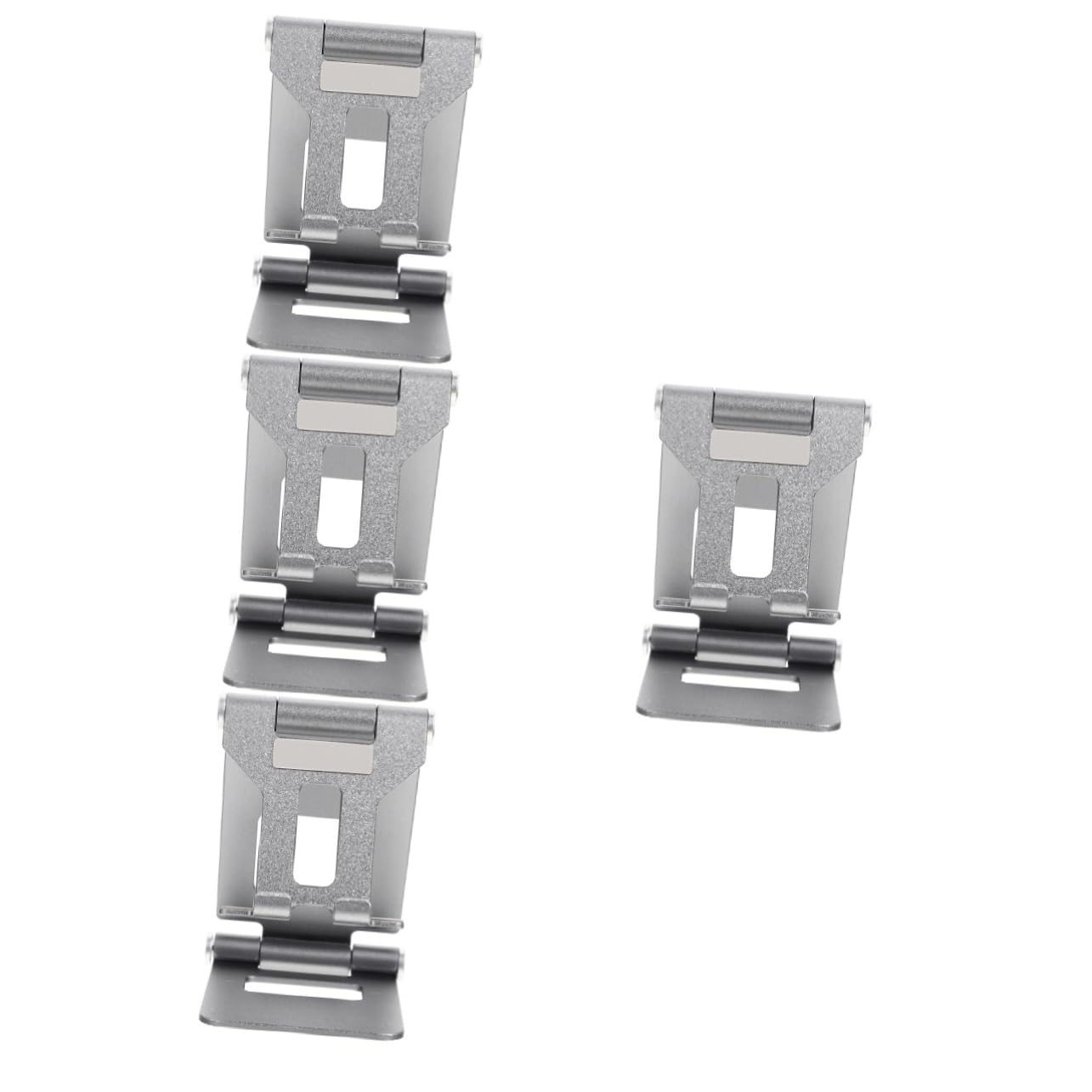 UKCOCO 4 Piezas Soporte para Teléfono Móvil Soporte De Teléfono De Escritorio Soporte De Tableta para Escritorio Trípode para Tableta Aleación De Aluminio Auto Soporte De Aluminio Oficina