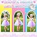GIFTINBOX Unicorn Princess Dress - Unicorn Costume for Girls 1-8Y, Toddlers, Birthday Party & Halloween